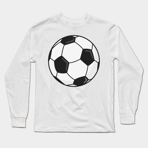 Soccer Ball Long Sleeve T-Shirt by FlashmanBiscuit